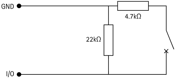 Resistor diagram showing a parallel first configuration.